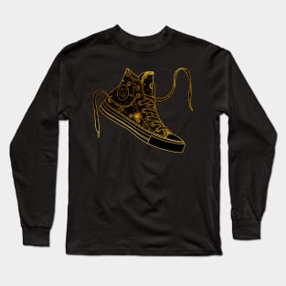 Sagittarius high tops - Gold Long Sleeve T-Shirt